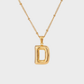 Collier lettre D