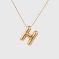 Collier lettre H