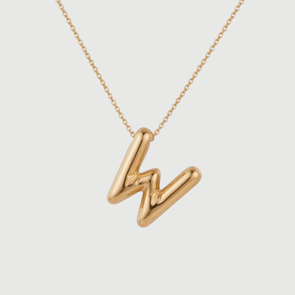 Collier lettre W
